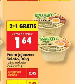 Biedronka Pasta jajeczna z boczkiem Salato oferta