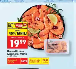 Biedronka Krewetki całe Marinero oferta