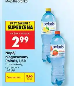 Biedronka Napój niegazowany Polaris cytrynowy oferta