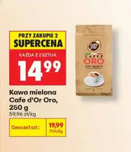 Biedronka Kawa mielona Cafe d'Or Oro oferta