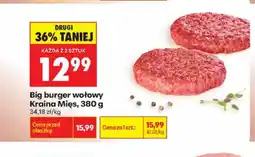 Biedronka Big burger wołowy Kraina Mięs oferta