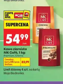 Biedronka Kawa ziarnista MK Café Crema oferta
