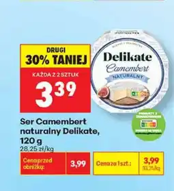 Biedronka Ser Camembert naturalny Delikate oferta