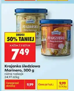 Biedronka Krajanka śledziowa po gdańsku Marinero oferta