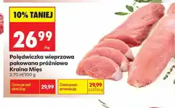 Biedronka Polędwiczka wieprzowa pakowana próżniowo Kraina Mięs oferta