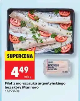Biedronka Filet z morszczuka argentyńskiego bez skóry Marinero oferta