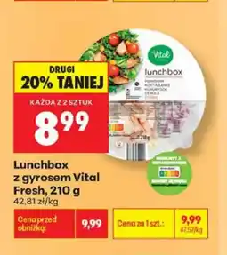 Biedronka Lunchbox z gyrosem Vital Fresh oferta