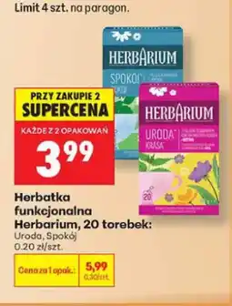 Biedronka Herbatka funkcjonalna Herbarium Uroda oferta