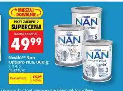 Biedronka Mleko modyfikowane Nestlé NAN Optipro Plus 2 oferta