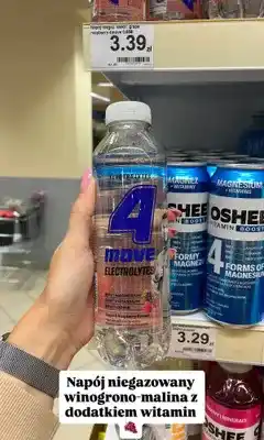 Dino Napój niegazowany z elektrolitami 4Move winogrono-malina oferta