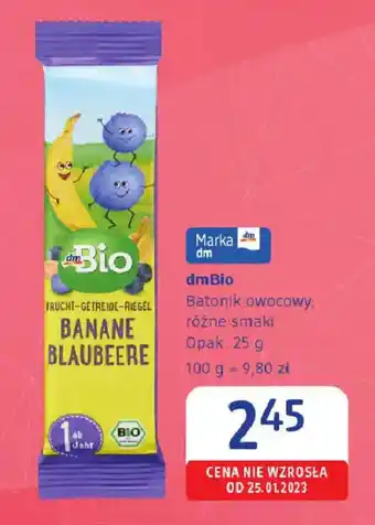 DmBio Batonik owocowy