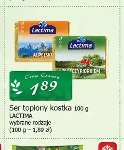 Cezar Delikatesy Ser topiony w kostce Alpejski Lactima oferta