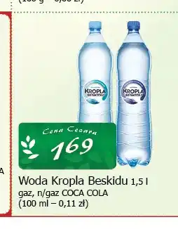 Cezar Delikatesy Woda gazowana Kropla Beskidu oferta