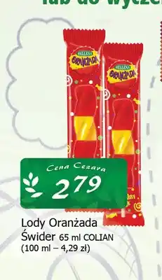 Cezar Delikatesy Lody Oranżada Świder Colian oferta