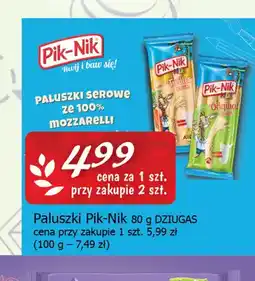 Cezar Delikatesy Paluszki serowe Pik-Nik Dziugas oferta