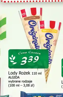Cezar Delikatesy Lody Rożek Algida oferta