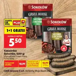 Biedronka Kaszanka z boczkiem Sokołów oferta