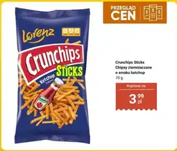 Biedronka Chipsy ziemniaczane Crunchips Sticks o smaku ketchup oferta