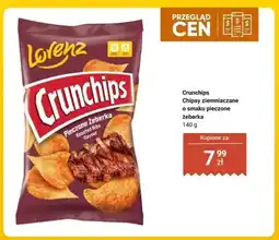Biedronka Chipsy ziemniaczane Crunchips o smaku pieczone żeberka oferta