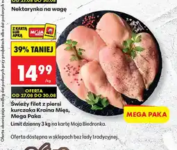 Biedronka Świeży filet z piersi kurczaka Kraina Mięs oferta