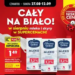 Biedronka Mleko UHT Mleczna Dolina 3,2% oferta