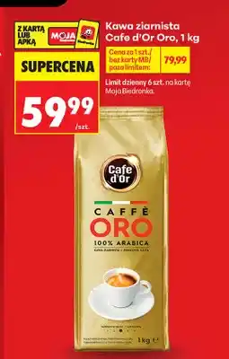 Biedronka Kawa ziarnista Cafe d'Or Oro oferta