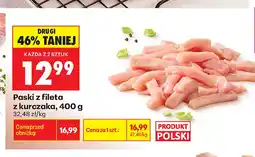 Biedronka Paski z fileta z kurczaka oferta