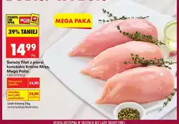 Biedronka Świeży filet z piersi kurczaka Mega Paka Kraina Mięs oferta