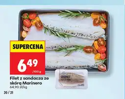 Biedronka Filet z sandacza ze skórą Marinero oferta