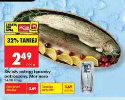 Biedronka Świeży pstrąg tęczowy patroszony Marinero oferta