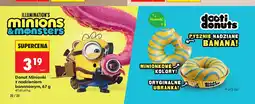 Biedronka Donut Minionki z nadzieniem bananowym Dooti Donuts oferta