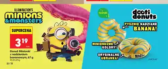 Biedronka Donut Minionki z nadzieniem bananowym Dooti Donuts oferta