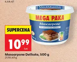 Biedronka Ser mascarpone Delikate oferta