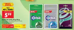 Biedronka Guma do żucia Orbit Spearmint oferta