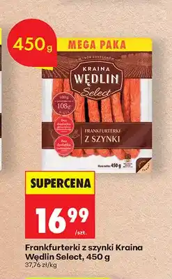 Biedronka Frankfurterki z szynki Kraina Wędlin Select oferta