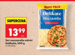 Biedronka Ser mozzarella wiórki Delikate oferta