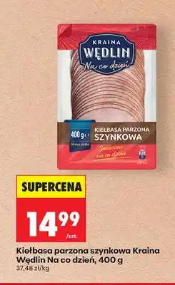 Biedronka Kiełbasa parzona szynkowa Kraina Wędlin Na co dzień oferta