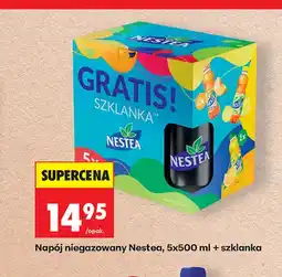 Biedronka Napój niegazowany Nestea 5-pak 500 ml + szklanka oferta