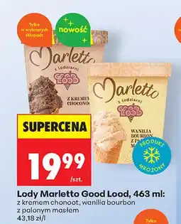 Biedronka Lody Marletto Good Lood wanilia bourbon z palonym masłem oferta