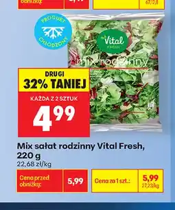 Biedronka Mix sałat rodzinny Vital Fresh oferta