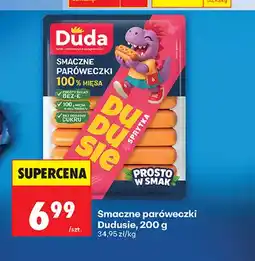 Biedronka Smaczne paróweczki Dudusie Duda oferta