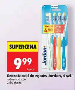 Biedronka Szczoteczki do zębów Jordan 4-pak oferta