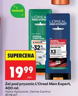 Biedronka Żel pod prysznic L'Oréal Men Expert Hydra Hyaluronic oferta