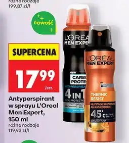 Biedronka Antyperspirant w sprayu L'Oréal Men Expert oferta