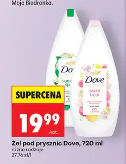 Biedronka Żel pod prysznic Dove oferta