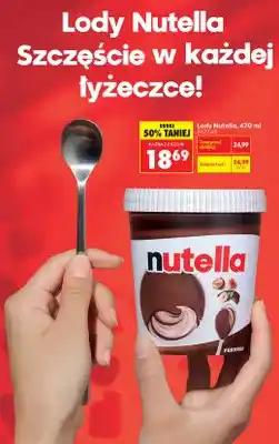Biedronka Lody Nutella oferta