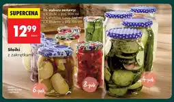 Biedronka Słoiki z zakrętkami 4-pak oferta