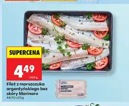 Biedronka Filet z morszczuka argentyńskiego bez skóry Marinero oferta