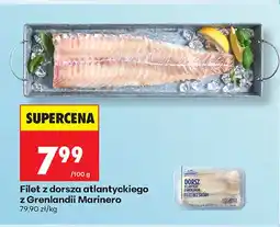 Biedronka Filet z dorsza atlantyckiego z Grenlandii Marinero oferta