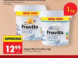 Biedronka Jogurt Skyr waniliowy Fruvita oferta